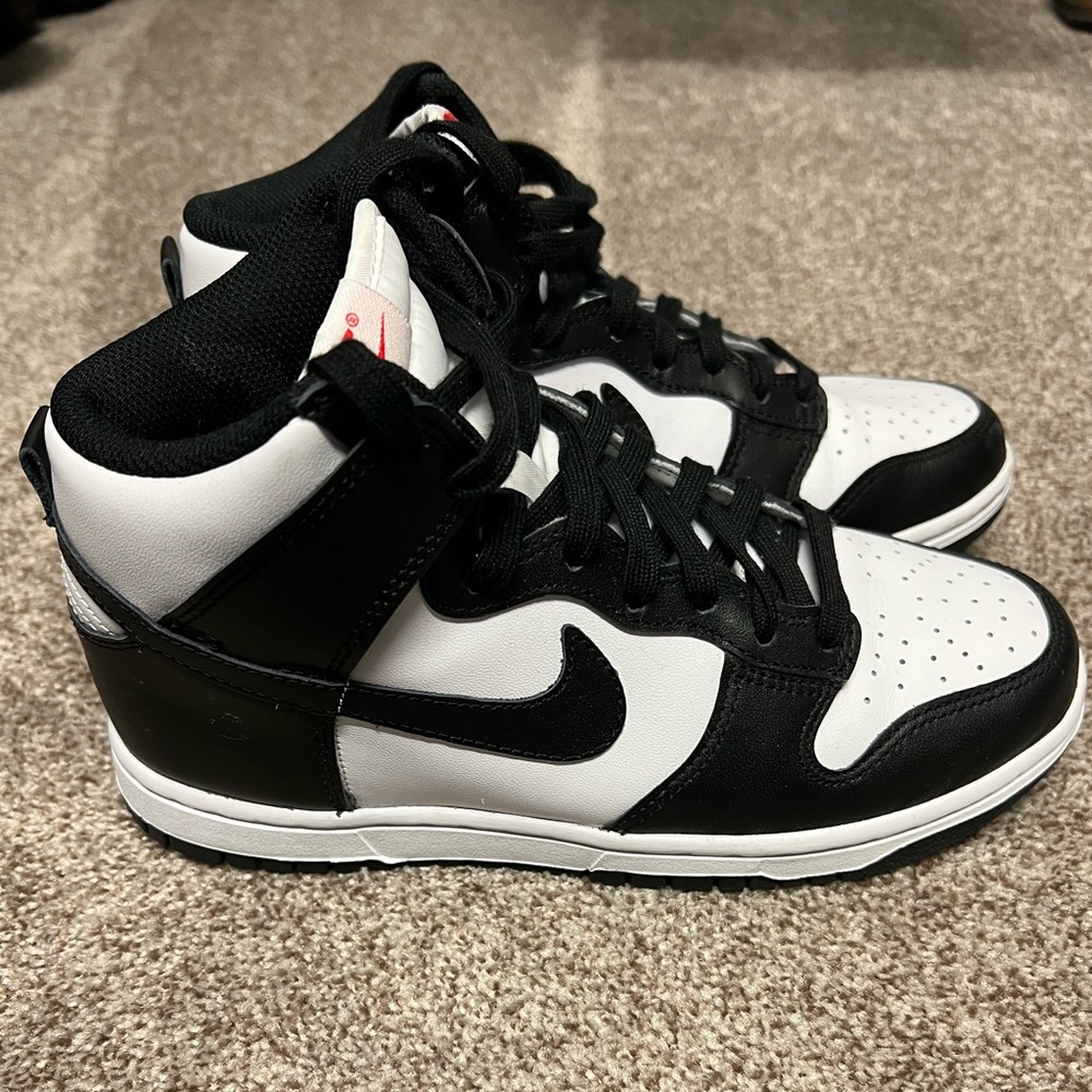 Nike hightop pandas